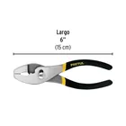 Pinza de chofer 6' mango de PVC, PRETUL 4