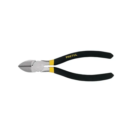 Pinza de corte diagonal 7' mango de PVC, PRETUL