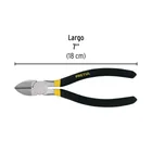 Pinza de corte diagonal 7' mango de PVC, PRETUL 4