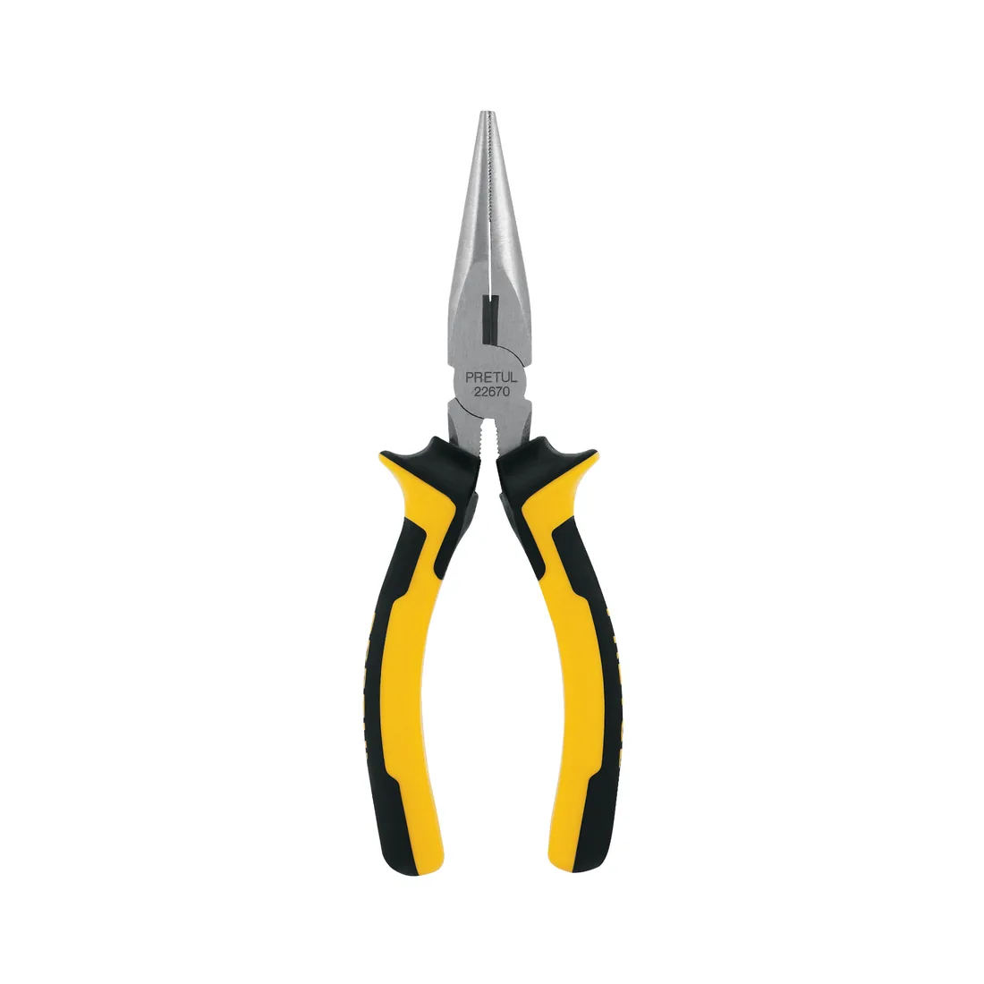Pinza de punta y corte 6' mango Comfort Grip, PRETUL