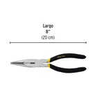 Pinza de punta y corte 8' mango de PVC, PRETUL 3