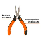 Mini pinza de punta curva 5' mango Comfort Grip, TRUPER 2
