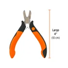 Mini pinza de corte diagonal 4' mango Comfort Grip, TRUPER 3