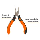 Mini pinza de punta redonda 5' mango Comfort Grip, TRUPER 2