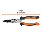 Pinza multiuso 8' punta larga, comfort grip, TRUPER expert 3
