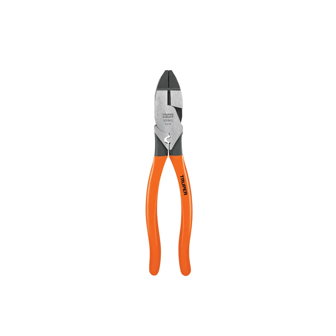 Pinza para electricista 9' c/ponchador de terminales, EXPERT