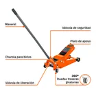 Gato hidráulico profesional de patín,3.5t, elevación rápida 5