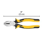 Pinza p/electricista 9' uso rudo, Comfort Grip, PRETUL 3