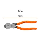 Pinza para electricista 7' uso rudo, mango PVC, TRUPER 3