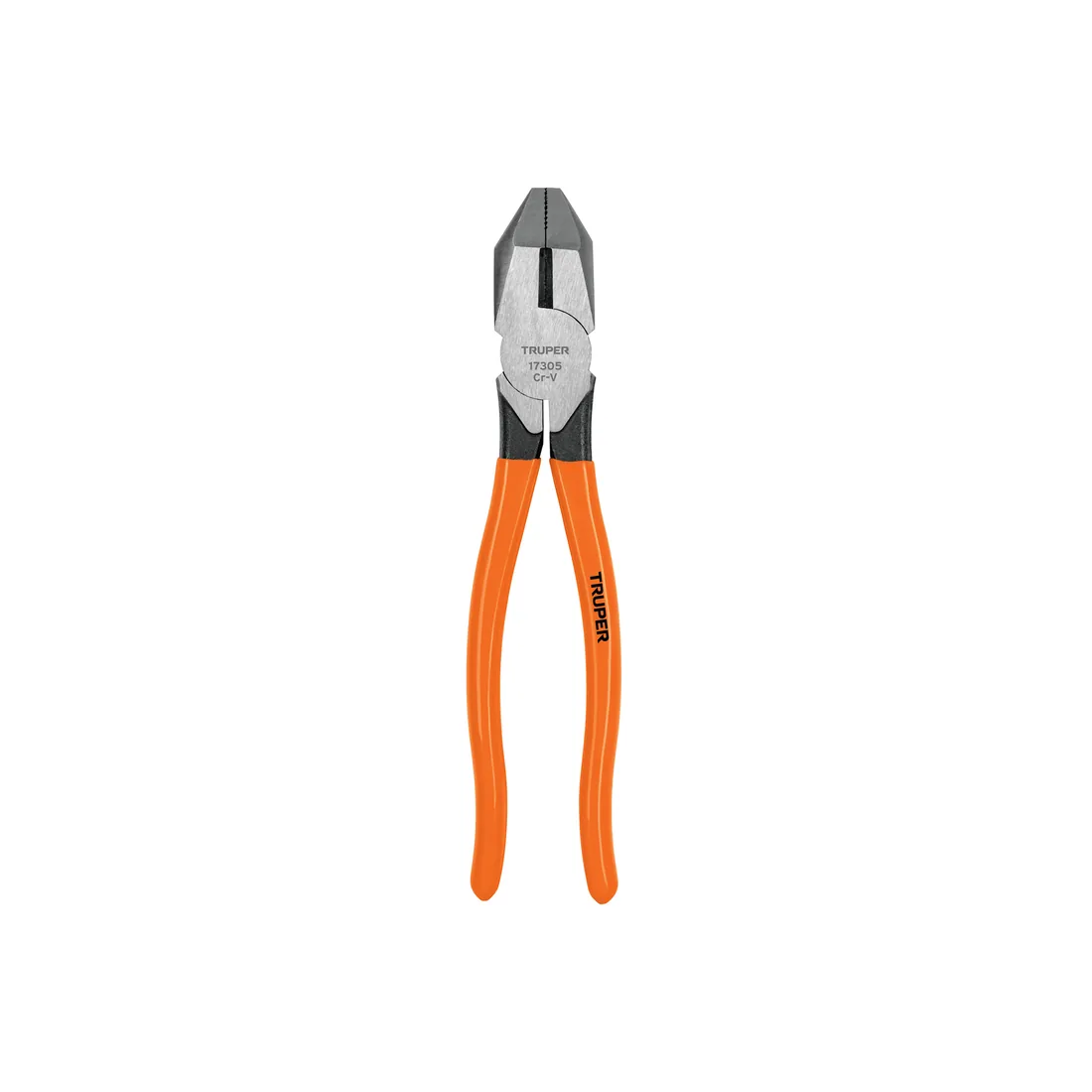 Pinza para electricista 9' uso rudo, mango PVC, TRUPER