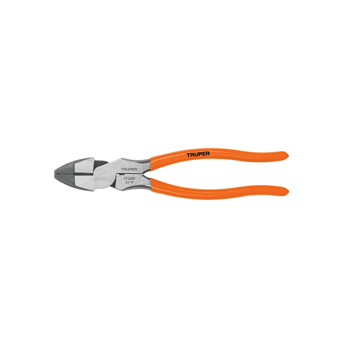 Pinza para electricista 9' alta palanca mango PVC, TRUPER