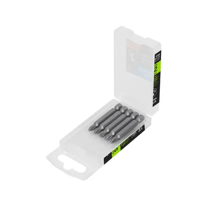 Estuche con 5 puntas de cruz PH1 largo 2', TRUPER EXPERT