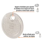 Calibrador redondo para bujías, TRUPER 3