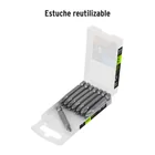 Estuche con 15 puntas de cruz PH2 largo 2', TRUPER EXPERT 4