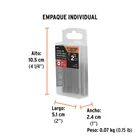 Estuche con 5 puntas planas de 1/4' largo 2', TRUPER EXPERT 5