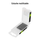 Estuche con 5 puntas pozidriv PZ2 largo 2', TRUPER EXPERT 4