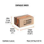 Juego de 7 puntas torx combinadas largo 1', TRUPER EXPERT 6