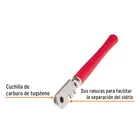 Cortador de vidrio 5' con 6 cuchillas, TRUPER 2