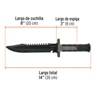 Cuchillo táctico de monte 8', TRUPER 3