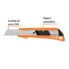Cutter 18 mm reforzado de plástico con alma metálica, TRUPER 4