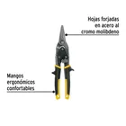 Tijera de aviación 10' corte recto, TRUPER 3