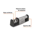 Afilador de cuchillos, cuerpo de acero inoxidable, TRUPER 2