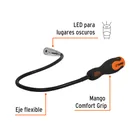 Imán flexible de acero con LED, 3 kg, TRUPER 2