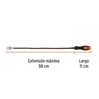 Imán flexible de acero con LED, 3 kg, TRUPER 3