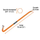 Barreta de uña de 3/4' x 75 cm, TRUPER 3