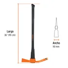 Talacho-hacha 5 lb, mango fibra de vidrio 36', TRUPER 3