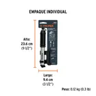 Mini bomba manual para bicicleta, abatible, 75 PSI, TRUPER 7