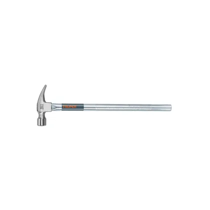 Martillo tubular pulido 20oz cara fresada, uña recta, TRUPER