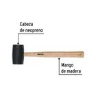 Mazo de hule, 24 oz, PRETUL 2