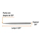 Punzón 1/4' para marcar, largo 4-3/4', TRUPER 3