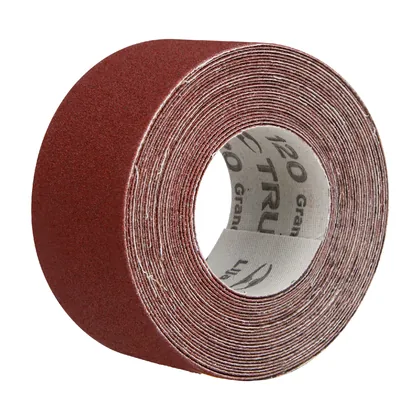 Rollo de 5 m de lija para plomero grano 120 ancho 1-1/2'