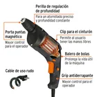 Destornillador para panel de yeso 540W, TRUPER INDUSTRIAL 2