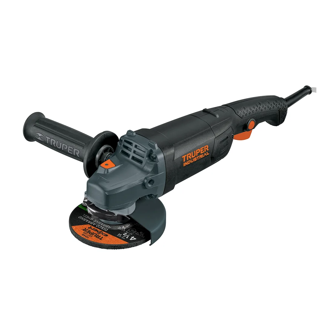 Esmeriladora angular 4-1/2', 1250W, TRUPER INDUSTRIAL