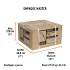 Esmeriladora angular 4-1/2', 1250W, TRUPER INDUSTRIAL 6
