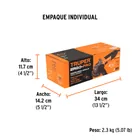 Esmeriladora angular 4-1/2', 750W, TRUPER ERGO PRO 6