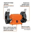 Esmeril de banco de 8' de 3/4 HP (560 W), TRUPER 2