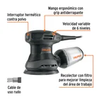 Lijadora roto orbital 5', 260W, TRUPER INDUSTRIAL 2