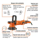 Pulidora doble acción 6', 900W, TRUPER PRO 5
