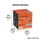 Pulidora roto-orbital compacta 6', 45W, TRUPER PRO 6