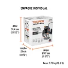 Router (Rebajadora) 1200W, 1-3/4 HP, TRUPER INDUSTRIAL 5