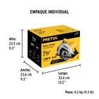 Sierra circular 7-1/4', 1200W, PRETUL 6