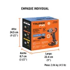 Destornillador de impacto 1/4', 20V, 1 batería 2Ah, PRO 5