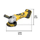 Esmeriladora 4-1/2', 20V, 1 batería 4Ah, PRETUL 3
