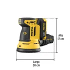 Lijadora roto-orbital 5', 20V, 1 batería 2Ah, PRETUL 3