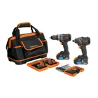 Combo rotomartillo y destornillador de impacto, 20V, MAX 1