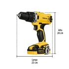 Taladro/destornillador 1/2', 20V, 1 batería 2Ah, PRETUL 4